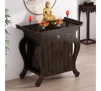 POWRZZZY Tavolo per Altare del Santuario,Armadio per la Preghiera Personale del Santuario,Design con Bordi Arrotondati e Cassetto,per Preghiere Divinazione e Adorazione(80x40x100cm)