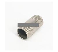 POWTAXBJGD 1/2 "BSP Equal Filettatura Maschio Barrel Nipple 304 Acciaio Tubo Raccordo Accoppiatore Acqua Olio aria