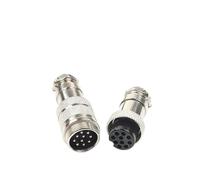 POWTAXBJGD 1 set di connettori circolari Gx16 maschio e femmina 2/3/4/5/6/7/8/9/10 pin connettori di aggancio per pannello (tipo testa GX16-10)