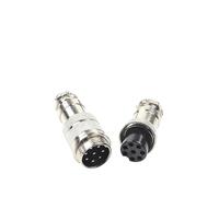 POWTAXBJGD 1 set di connettori circolari Gx16 maschio e femmina 2/3/4/5/6/7/8/9/10 pin connettori di aggancio per pannello (tipo testa GX16-8)