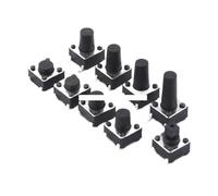 POWTAXBJGD 1000 pezzi 6 x 6 mm pannello PCB momentaneo tattile interruttore a pulsante SMT 4pin 6 x 6 x 4,3-12 mm 6 x 6 x 4,3 mm 5 mm 6 mm 7 mm 8 mm - 12 mm (6 x 6 x 6 mm)