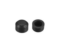 POWTAXBJGD 25 cappucci tattili per interruttori a pulsante con diametro del foro da 3 mm, per micro interruttori tattili da 6 x 6 mm, colore: nero