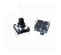 POWTAXBJGD 5pcs 6 pin interruttore a cinque vie multifunzione pulsante di reset interruttore touch 10x10x10