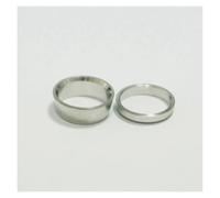 POWTAXBJGD 5pcs Fit 16mm O/D Tube304 In Acciaio Inox Fit Manicotto di Compressione Raccordo Manicotto Anello ghiera