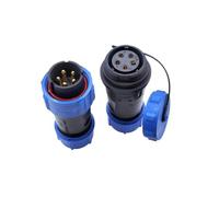 POWTAXBJGD Connettore impermeabile SP2110 SP2111 2Pin 3pin 4pin 5pin 7pin 9pin 12pin IP68 Connettore cavo di alimentazione SP21 (5 pin)