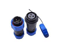 POWTAXBJGD Connettore impermeabile SP2110 SP2111 2Pin 3pin 4pin 5pin 7pin 9pin 12pin IP68 Connettore cavo di alimentazione SP21 (3 pin)