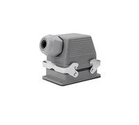 POWTAXBJGD Connettori per impieghi gravosi HDC-HE-006 010 016 024 032 048 16A Connessione a vite 500V Connettore rettangolare industriale per aviazione (HDC-HE-032-1)