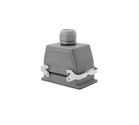 POWTAXBJGD Connettori per impieghi gravosi HDC-HE-006 010 016 024 032 048 16A Connessione a vite 500 V industriale rettangolare aviazione connettore spina (HDC-HE-048-2)