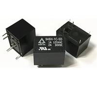 POWTAXBJGD Relè 10 pz/lotto originale nuovo relè 946H-1C-5D 5VDC 946H-1C-12D 12VDC 946H-1C-24D 24VDC 6PIN 2A 946H 1C 24D 24V 5V 12V (colore: 946h-1c-12d 12vdc)