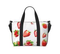 Powzjzw Love Bite Borsone da viaggio Weekender Carry On Tote Bags per donne Borse da ospedale per lavoro e consegna Borsa per bagagli durante la notte, Nero , Taglia unica