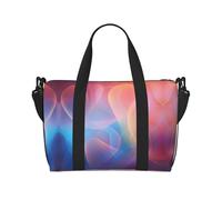 Powzjzw Loving Travel Duffle Bag Weekender Carry On Tote Bags per le donne Borse da ospedale per lavoro e consegna Borsa per bagagli durante la notte, Nero , Taglia unica