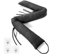 POWZOO Paraspifferi Isolante,120cm paraspiffero Universale Porte e finestre- Lavabile - Extra Lungo e Pesante- Risparmio Energetico - paravento sottoporta Isolante - Contro Il Freddo.