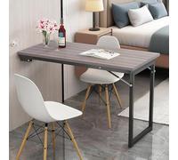 Poxvythb Tavolo a ribalta da parete, Tavolo da pranzo pieghevole telescopico a parete, Facile da piegare e può essere utilizzato come tavolo da pranzo, scrivania (90X60X75CM)