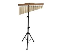 POXZSFX Campanelli a barra da 36 toni in alluminio con supporto regolabile, adatti per enti musicali corali di lode, strumento a percussione musicale singola