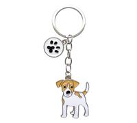 POYAMUSE Portachiavi smaltato a forma di cane - Un commovente commemorativo e adorabile accessorio portachiavi per gli amanti dei cani, Beagle., Medium