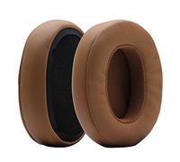 Poyatu Cuscinetti auricolari di ricambio compatibili con cuffie Skullcandy Crusher/ANC/EVO Bluetooth Wireless Hesh 3 & EVO & ANC grigio/marrone chiaro in memory foam cuscinetti auricolari parti di