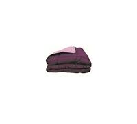Poyet Motte Calgary Copripiumino Poliestere Prugna/Parma, Poliestere, Prune/Parme, 260x240x1 cm