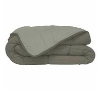 Poyet Motte Calgary - Piumino in Poliestere, Colore: Tortora/Lino, Poliestere, Taupe/Lin, 220 x 240 cm