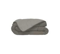 Poyet Motte Calgary - Piumino in Poliestere, Colore: Tortora/Lino, Poliestere, Taupe/Lin, 260x240x1 cm
