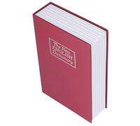 POYHKFD Cassaforte a libro con serratura a combinazione, cassaforte a libro con bella pagina, scatola nascosta per casa e ufficio, cassaforte per denaro, gioielli, documenti, libri segreti (rosso)