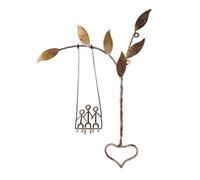 POYHKFD Decorazione da Parete in Metallo, La Decorazione da Parete Appesa a Parete Altalena, Semplice Ornamento Decorativo da Appendere a Parete in Arte del Ferro, Decorazione da Parete(#2)