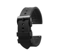 POYNMRE 23 mm 24 mm fluororubber di orologio compatibile con Casio PRW-6600 PRG-600 Strap PRW-60 PRW-30 PRW-50 PRW-70YT SPORT BRACELETTO(Black-black,23mm)