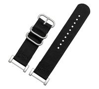POYNMRE Accessori for orologi compatibili con CORE ESSENTIAL Cinturino in nylon intrecciato Cinturino impermeabile for esterni con fibbia ad anello Bracciale in tessuto(Blue-silver)