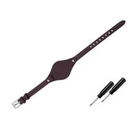 POYNMRE Cinturini in vera pelle compatibili con Fossil ES3077 ES2830 ES3262 ES3060, eleganti cinturini for orologi da donna, bracciale piccolo(Red brown,8mm gold clasp)