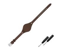 POYNMRE Cinturini in vera pelle compatibili con Fossil ES3077 ES2830 ES3262 ES3060, eleganti cinturini for orologi da donna, bracciale piccolo(Coffee,8mm gold clasp)