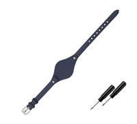 POYNMRE Cinturini in vera pelle compatibili con Fossil ES3077 ES2830 ES3262 ES3060, eleganti cinturini for orologi da donna, bracciale piccolo(Dar kblue,8mm rose gold clasp)
