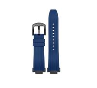 POYNMRE Cinturino for orologio a sgancio rapido compatibile con Casio GM-5600 DW5600 DW5610 GW-M5610 cinturino in silicone + adattatore in acciaio inossidabile(Blue-black pin,For DW-5610)