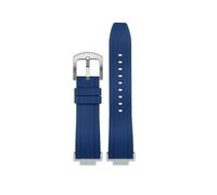 POYNMRE Cinturino for orologio a sgancio rapido compatibile con Casio GM-5600 DW5600 DW5610 GW-M5610 cinturino in silicone + adattatore in acciaio inossidabile(Blue-steel pin,For DW-5610)