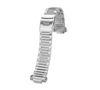 POYNMRE Cinturino for orologio in acciaio inossidabile modificato compatibile con Casio GA-100/110/120 GM-110/700 GA-700 DW-5600 Bracciale in metallo da uomo(3110-silver)