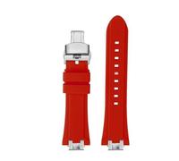 POYNMRE Cinturino in gomma compatibile con la serie Aikon con collegamento terminale in acciaio a sgancio rapido AI6008 AI6007 AI1018 AI6038 cinturino sportivo impermeabile in silicone for orologio(Re