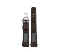 POYNMRE Cinturino in morbida pelle di vacchetta da 16 mm compatibile con Casio DW5600 DW-5600 GW-5000 5035 GW-M5610 GW-B5600 DW6900 GA2100 GA-2100 Series cinturino in pelle di vitello(Brown-silver B)