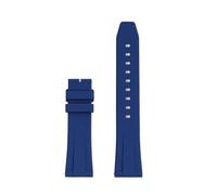 POYNMRE Cinturino in silicone a sgancio rapido compatibile con il cinturino in gomma for orologio TAG Heuer F1 Gulf Aquaracer Carrera Rolex Water Ghost(Blue-NO buckle,22mm width)