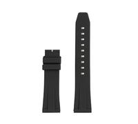 POYNMRE Cinturino in silicone a sgancio rapido compatibile con il cinturino in gomma for orologio TAG Heuer F1 Gulf Aquaracer Carrera Rolex Water Ghost(Black-NO buckle,21mm width)