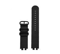 POYNMRE Cinturino in tela in nylon compatibile con il protrek di orologeria modificato Casio PRW3000/3100/6000/6100Y Sports Sports Acqua in acqua Bracciale traspirante(Black-black)