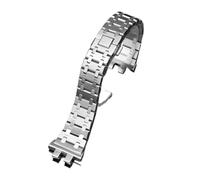 POYNMRE Cinturino modificato GMW-B5000 compatibile con il cinturino Casio 35th Anniversary, in acciaio inossidabile blocco argentato piccolo(Silver)