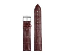 POYNMRE Cinturino traspirante compatibile con Casio Ocean Heart EFB-670 EFB-530 EFV-600 EFR-552 Cinturino in pelle blu nero 18 mm 20 mm 21 mm 22 mm(01 Brown-A clasp,22mm)