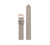POYNMRE Compatibile con Calier Calibo Cartier London Santos Dumont Coppia di cinghie da uomo e cingola da uomo e da donna.(Gray-rose gold,18mm-width)
