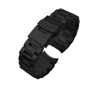 POYNMRE Compatibile con Casio EDIFICE EFV-540 500 EFS-S510 EFB-650 EQB-501 EFR-303L/303D Cinturino in acciaio inossidabile da 20 mm 22 for orologio(3105 black,18mm)