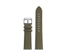 POYNMRE Compatibile con Casio Edifice Series EF-550D EFR-303L EFB900 Series Canvas Nylon Watch Strap 22mm Impermeabile Sport Watchband Bracelet(Army green-silver A)