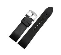 POYNMRE Compatibile con Casio EFR-552D EFR-303 EFR-304 EQB-501 EFS-S500 Nuovo cinturino for orologio sportivo da esterno impermeabile in silicone morbido e gomma fluo da 22 mm(B black-silver)