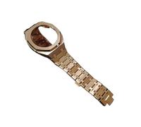 POYNMRE Compatibile con GA2100/GA2110 Cassa in acciaio inossidabile e cinturino for orologio Kit di sostituzione Mod Refit Accessori all'ingrosso in metallo GA2100(Rose gold)