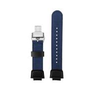 POYNMRE Compatibile con i cinturini Casio DW-9052 9050 9051 DW6900, accessori for la modifica di for orologi sportivi da uomo in tela nylon for esterni(Blue silver B)