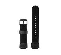 POYNMRE Compatibile con i cinturini Casio DW-9052 9050 9051 DW6900, accessori for la modifica di for orologi sportivi da uomo in tela nylon for esterni(Black black A)