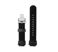 POYNMRE Compatibile con i cinturini Casio DW-9052 9050 9051 DW6900, accessori for la modifica di for orologi sportivi da uomo in tela nylon for esterni(Black silver B)