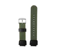 POYNMRE Compatibile con i cinturini Casio DW-9052 9050 9051 DW6900, accessori for la modifica di for orologi sportivi da uomo in tela nylon for esterni(Army Green silver A)