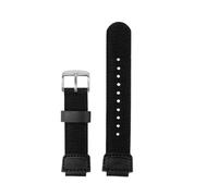 POYNMRE Compatibile con i cinturini Casio DW-9052 9050 9051 DW6900, accessori for la modifica di for orologi sportivi da uomo in tela nylon for esterni(Black silver A)